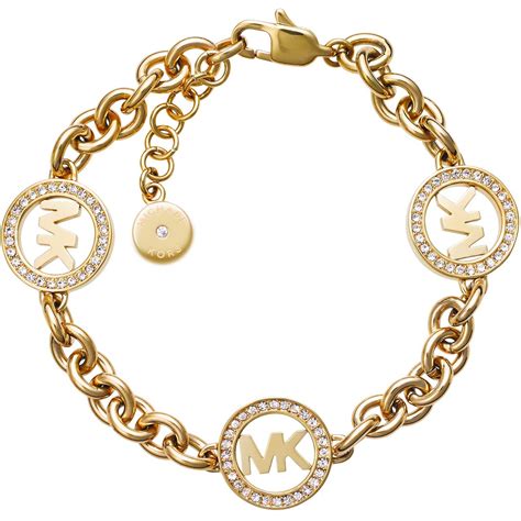 michael kors gold diamond bracelet|mk bracelet with initials.